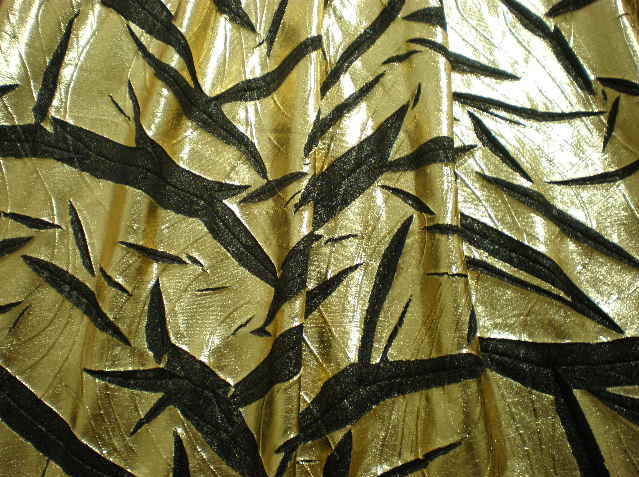 1.Gold-Black Broken Lame